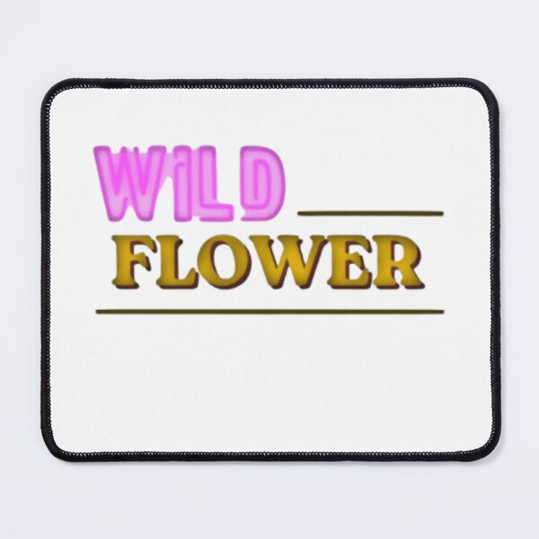 Item preview, Wild Flower Neon Pink Typography | Soft Girl Aesthetic Y2K Cute Gift designed and sold by Madebyyash.
