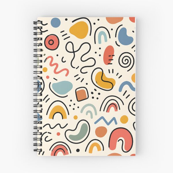 Item preview, Whimsical Retro Memphis Doodle Pattern designed and sold by aashcreat.