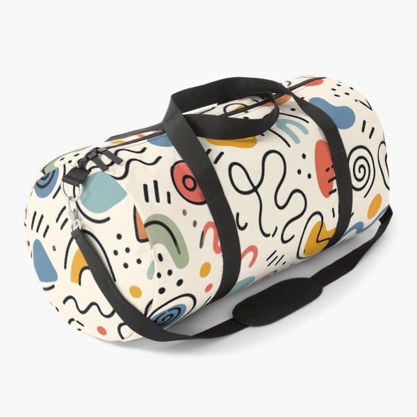 Item preview, Whimsical Retro Memphis Doodle Pattern designed and sold by aashcreat.