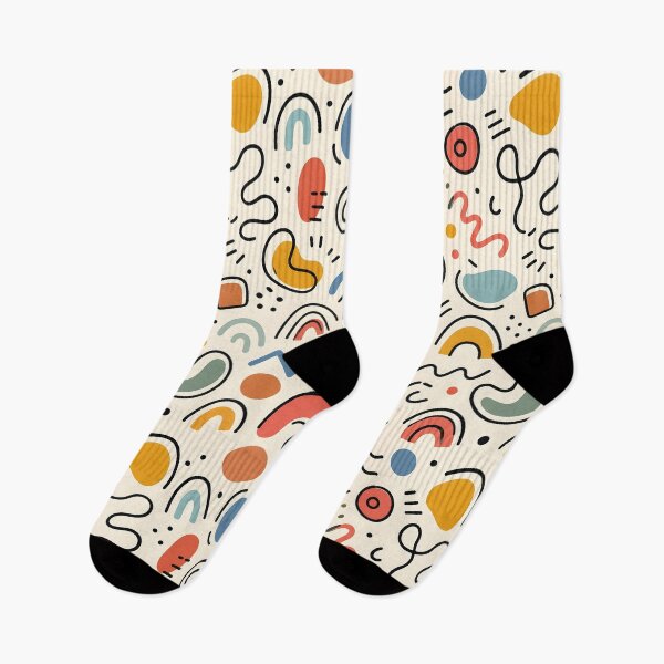 Item preview, Whimsical Retro Memphis Doodle Pattern designed and sold by aashcreat.