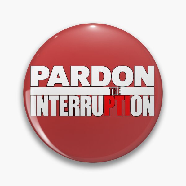 Item preview, Pardon The Interruption Logo designed and sold by PastelWingg.