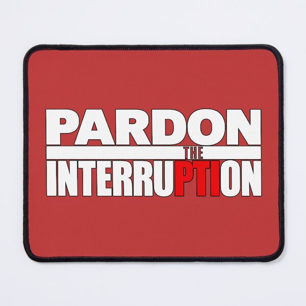 Item preview, Pardon The Interruption Logo designed and sold by PastelWingg.