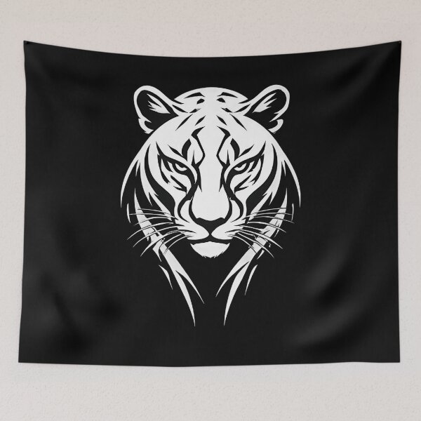 Item preview, Minimalist Tiger Head Sketch Graphic designed and sold by UrbanPrts.