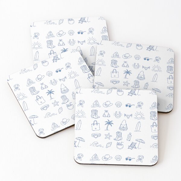 Item preview, Coastal cowgirl repeat print designed and sold by Sam-A-R.