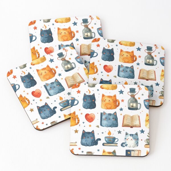 Item preview, Cat Reading Pattern designed and sold by Thalora Store.