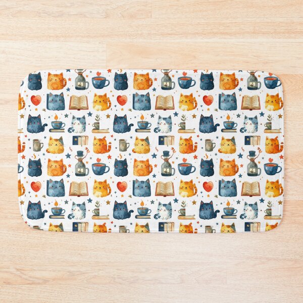 Item preview, Cat Reading Pattern designed and sold by Thalora Store.