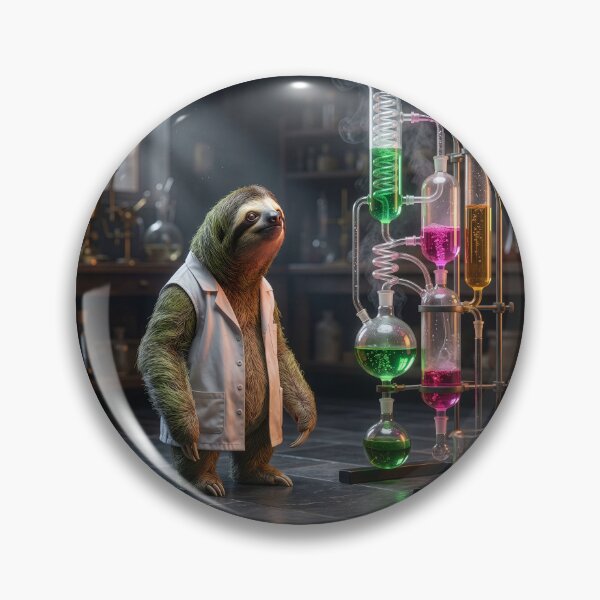 Item preview, Sloth Does Chemistry Stuff designed and sold by Tridentulus.