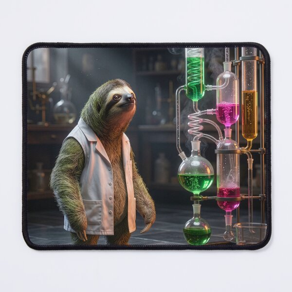 Item preview, Sloth Does Chemistry Stuff designed and sold by Tridentulus.