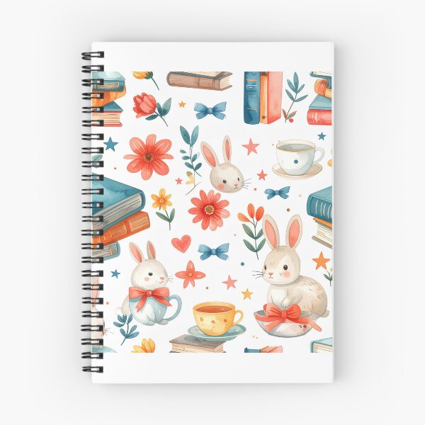 Item preview, Rabbit Book Pattern designed and sold by Thalora Store.