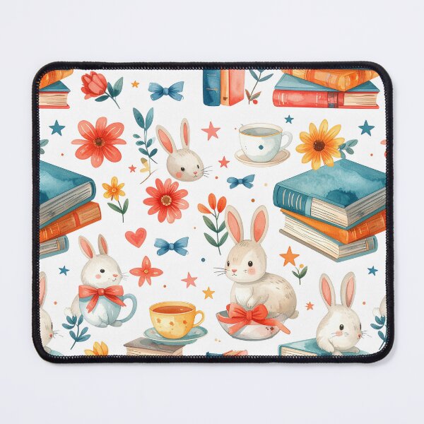 Item preview, Rabbit Book Pattern designed and sold by Thalora Store.