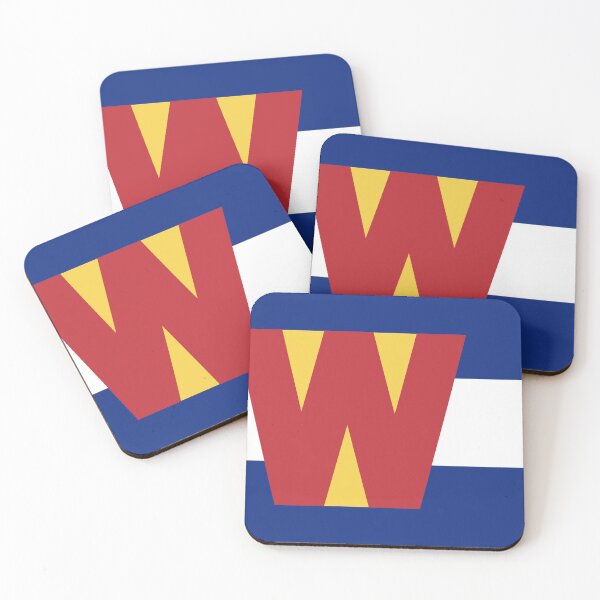 Item preview, Colorado Flag - Letter W designed and sold by FlagFontCO.