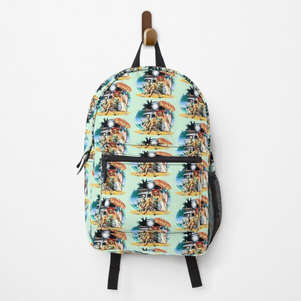 Item preview, Vintage Pinup Summer Beach Camper Van Graphic Art designed and sold by SilverSeaBKK.