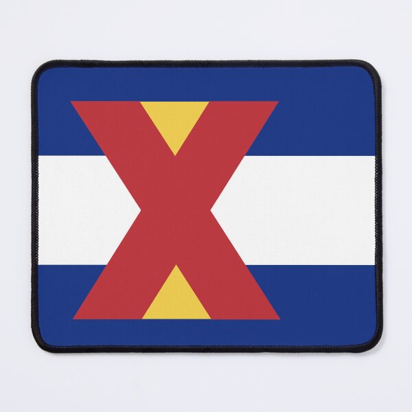 Item preview, Colorado Flag - Letter X designed and sold by FlagFontCO.