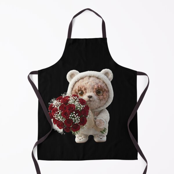 Item preview, PanMello and a Bouquet of Roses - Cute Panda Illustration designed and sold by Pan-Mello.