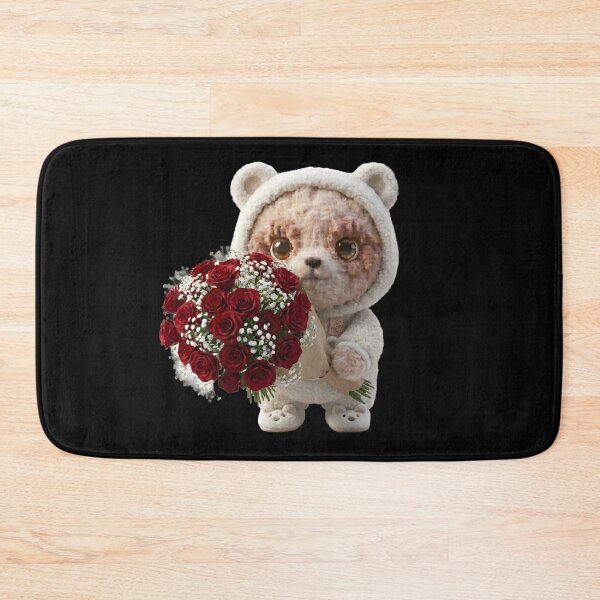 Item preview, PanMello and a Bouquet of Roses - Cute Panda Illustration designed and sold by Pan-Mello.