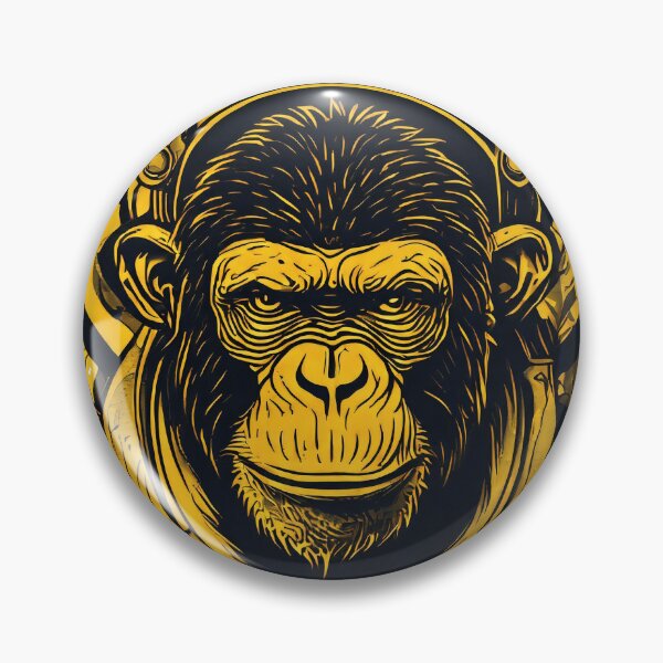 Item preview, yellow chimp astronaut designed and sold by aliraweb.