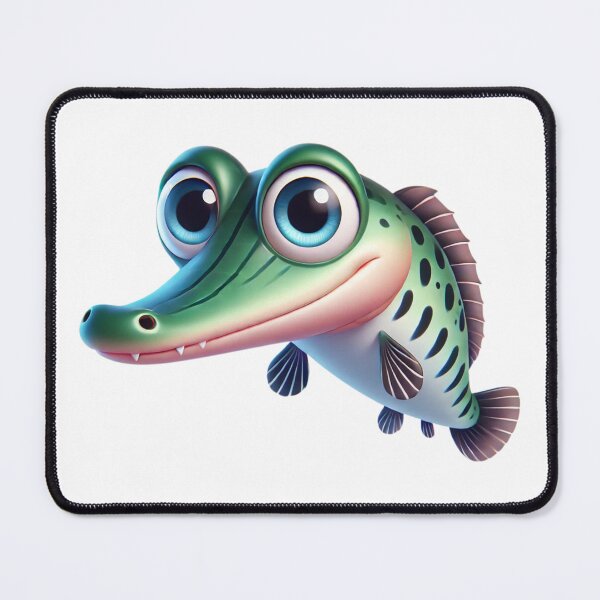 Item preview, Adorable Alligator Gar Fish designed and sold by Sillytoe.