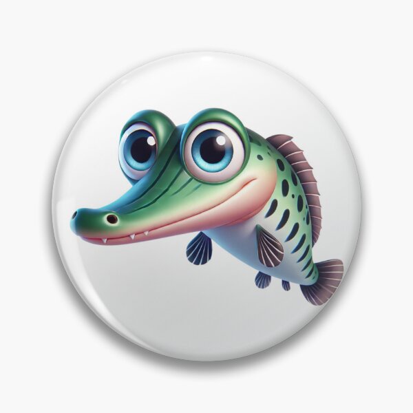 Item preview, Adorable Alligator Gar Fish designed and sold by Sillytoe.