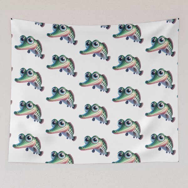Item preview, Adorable Alligator Gar Fish designed and sold by Sillytoe.