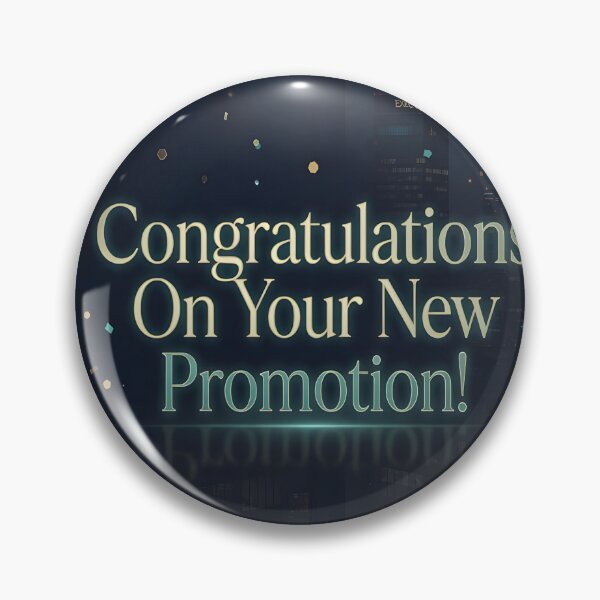 Item preview, Congratulations On Your New Promotion Luxury Executive Cityscape Art designed and sold by DreamyWallVibes.