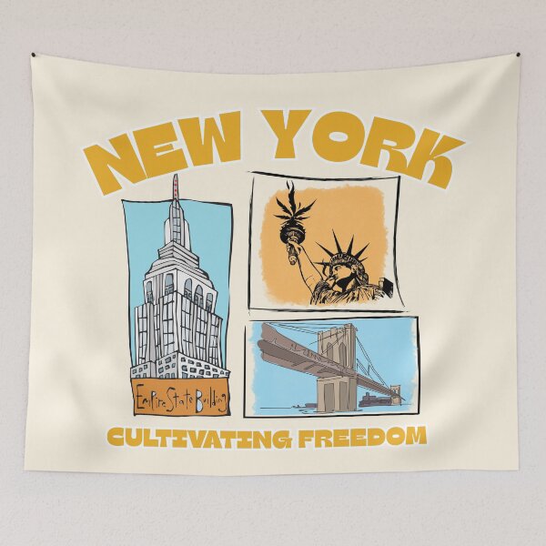 Item preview, New York Cultivating Freedom Cannabis City Travel designed and sold by SilverSeaBKK.