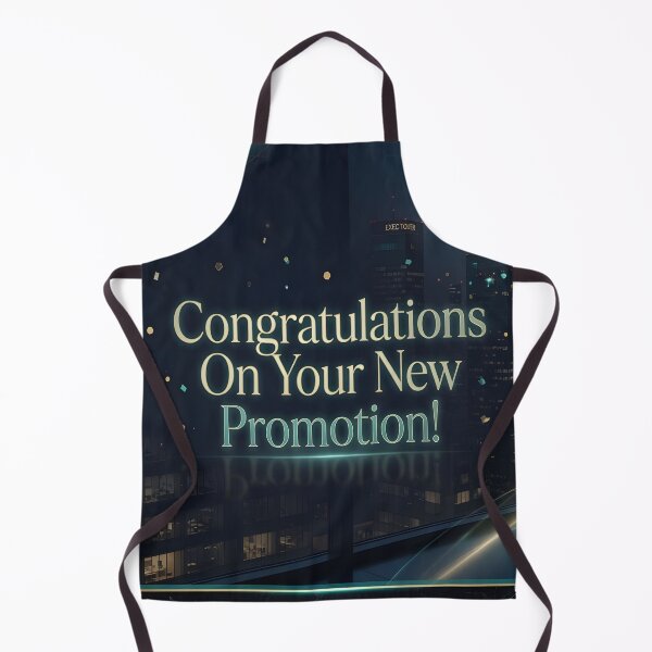 Item preview, Congratulations On Your New Promotion Luxury Executive Cityscape Art designed and sold by DreamyWallVibes.