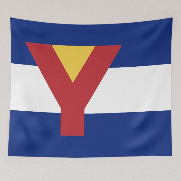 Item preview, Colorado Flag - Letter Y designed and sold by FlagFontCO.
