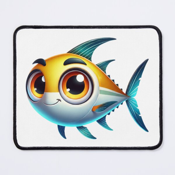 Item preview, Adorable Amberjack Fish designed and sold by Sillytoe.