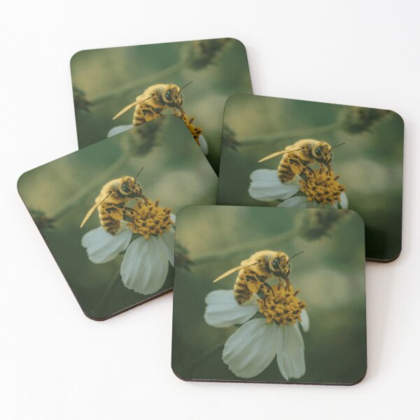 Item preview, Bee Flower Nature Garden Pollinator designed and sold by GeneVievEOart.
