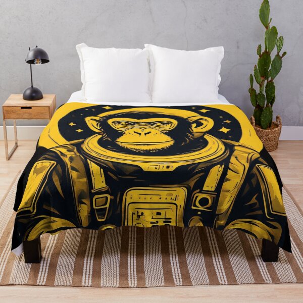Item preview, space yellow chimp designed and sold by aliraweb.