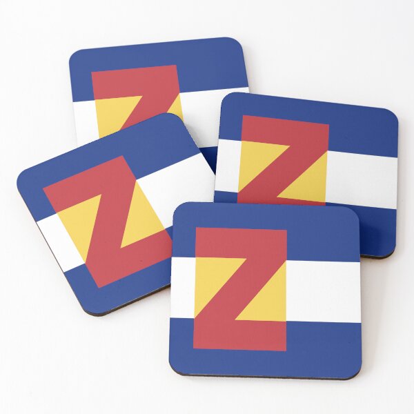 Item preview, Colorado Flag - Letter Z designed and sold by FlagFontCO.