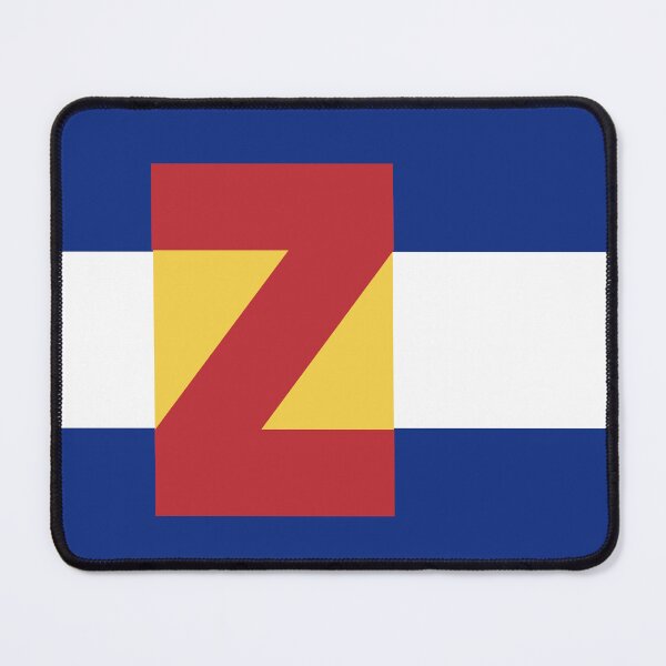 Item preview, Colorado Flag - Letter Z designed and sold by FlagFontCO.