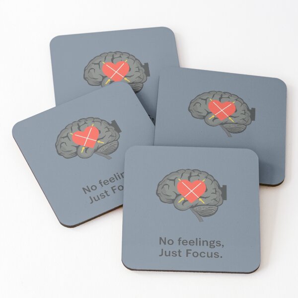 Item preview, No Feelings Just Focus Stoic Brain Logic Over Emotion Graphic designed and sold by ConfuseLab Shop.