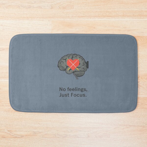 Item preview, No Feelings Just Focus Stoic Brain Logic Over Emotion Graphic designed and sold by ConfuseLab Alt.