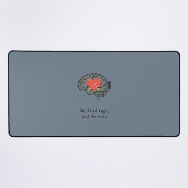 Item preview, No Feelings Just Focus Stoic Brain Logic Over Emotion Graphic designed and sold by ConfuseLab Alt.