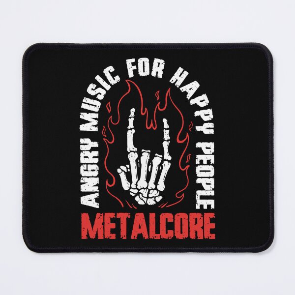 Item preview, Metalcore Angry Music for Happy People Funny Metalcore Fan Gift designed and sold by Say It With Ink.