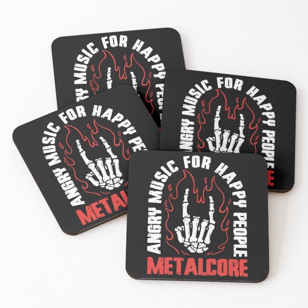 Item preview, Metalcore Angry Music for Happy People Funny Metalcore Fan Gift designed and sold by Say It With Ink.