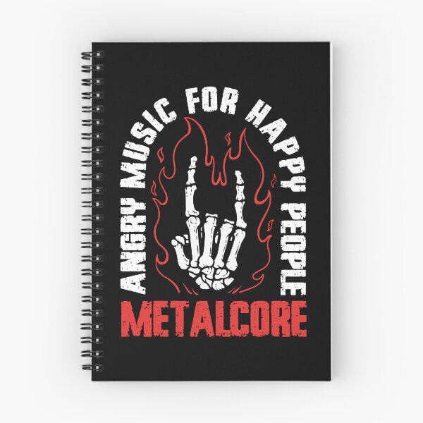 Item preview, Metalcore Angry Music for Happy People Funny Metalcore Fan Gift designed and sold by Say It With Ink.