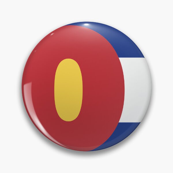 Item preview, Colorado Flag - Number 0 (Zero) designed and sold by FlagFontCO.
