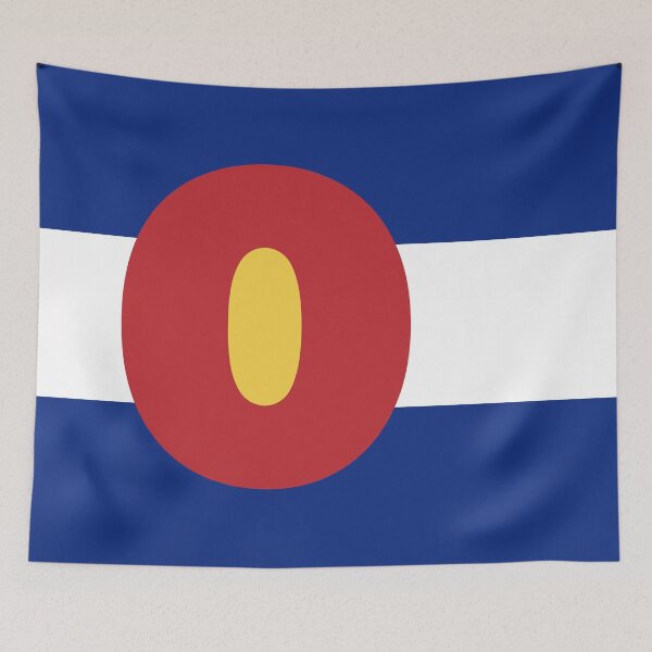 Item preview, Colorado Flag - Number 0 (Zero) designed and sold by FlagFontCO.