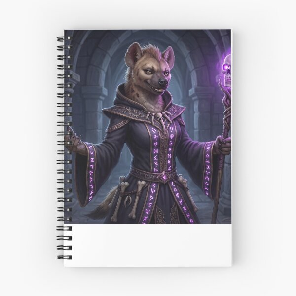 Item preview, Lady Gnoll necromancer = AI Generated Image designed and sold by Prestons Corner.