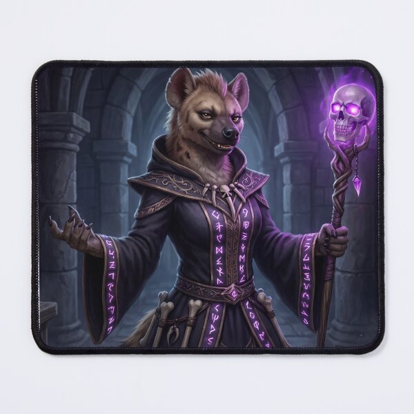 Item preview, Lady Gnoll necromancer = AI Generated Image designed and sold by Prestons Corner.