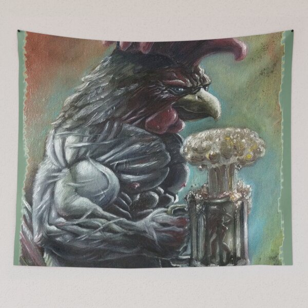Item preview, "Atomic Rooster"  Oil Painting designed and sold by MasterpieceArt.
