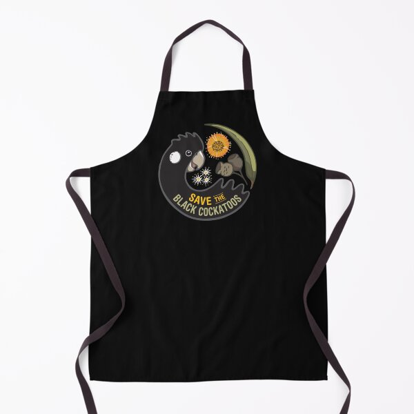 Item preview, Save the Black Cockatoos (for dark bgnd) designed and sold by RedCloudDesign.