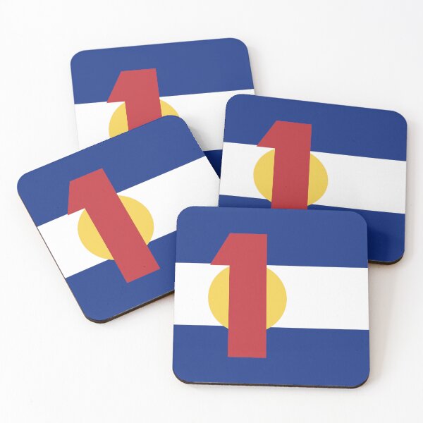 Item preview, Colorado Flag - Number 1 (One) designed and sold by FlagFontCO.