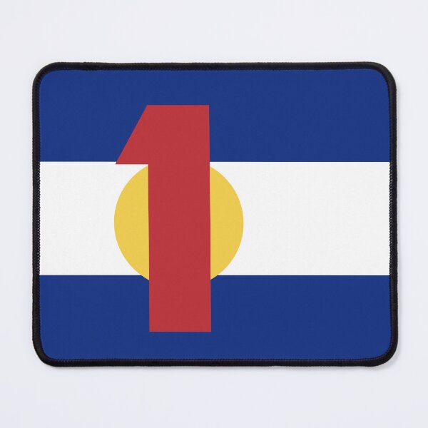 Item preview, Colorado Flag - Number 1 (One) designed and sold by FlagFontCO.