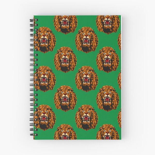 Item preview, Traditional Green Isiagu Lion Head Fabric Inspired Print designed and sold by Harcourt Fabrics.