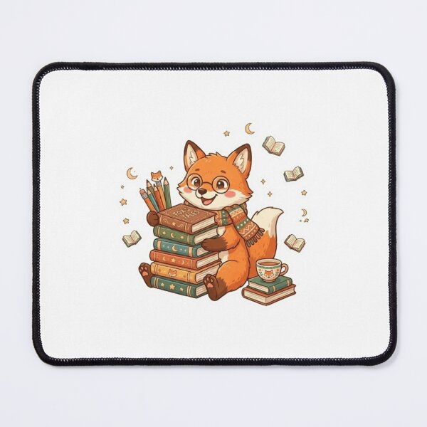 Item preview, Book Fox designed and sold by Thalora Store.
