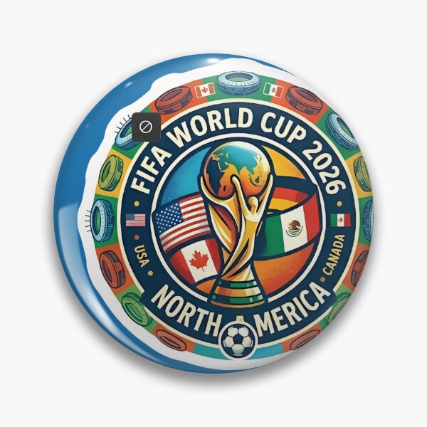 Item preview,  of FIFA World Cup 2026 North America Soccer Fan Vintage Retro Graphic designed and sold by VectorJoy.