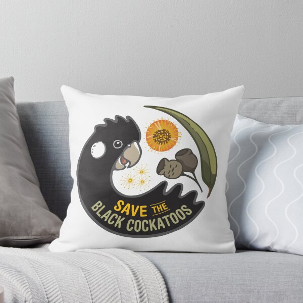 Item preview, Save the Black Cockatoos (light bgnd) designed and sold by RedCloudDesign.
